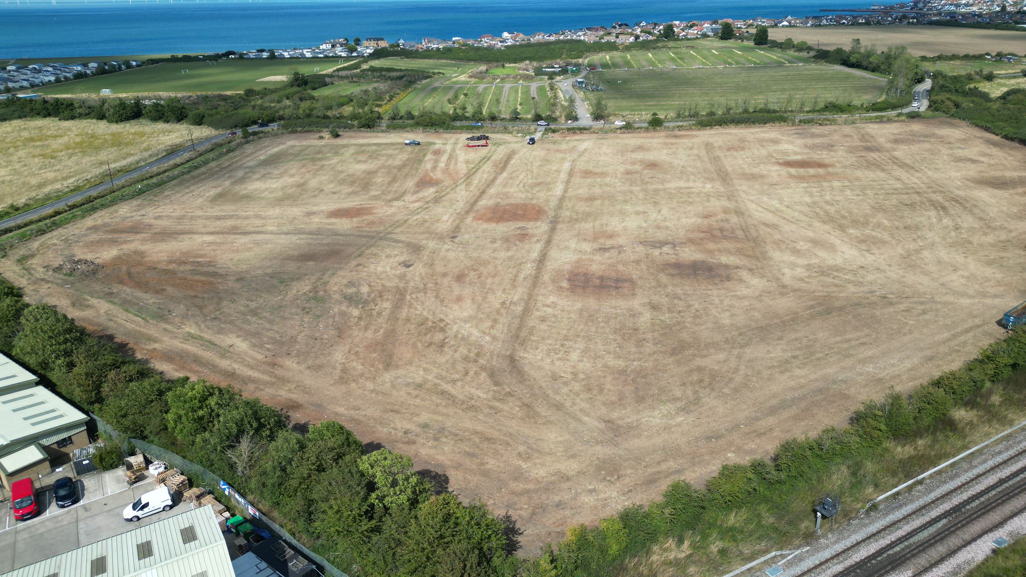 Tankerton FC Sports Ground is taking shape on the B road between Whitstable and Herne Bay.