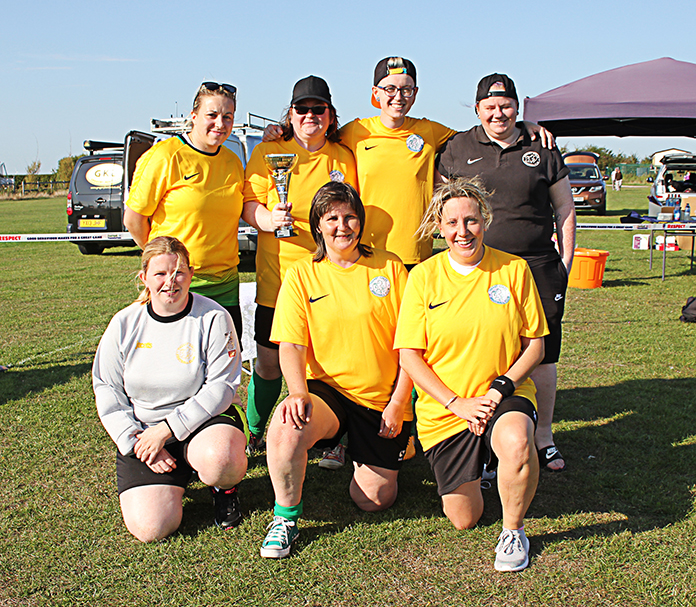 Thanet Ladies Vets - Winners of the Ladies' tournament