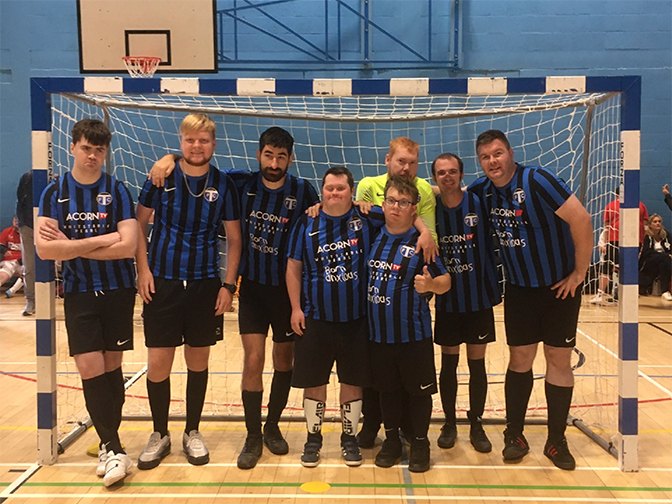 Tankerton FC Pan-Disabilities group's first games - Kent Disability Football League